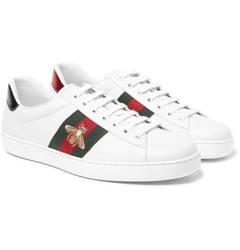 gucci tennis shoes men's white|gucci white sneakers price.